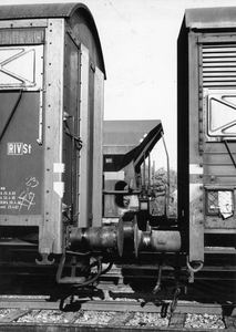 169507 Afbeelding van enkele goederenwagens op het emplacement van het N.S.-station Winterswijk te Winterswijk.